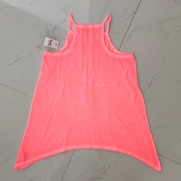 Justice tank see horse neon pink glitter 14 new - Picture 5 of 5